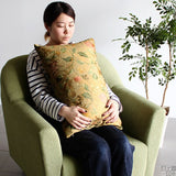 2402廃盤花柄 中綿付き 枕 | 中綿付き クッション 43×63 ロココ