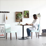 イス チェア 椅子 | Joneチェア 張り込みタイプ ダークブラウン脚 パターン生地