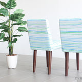 イス チェア 椅子 | Joneチェア カバーリングタイプ ダークブラウン脚 パターン生地