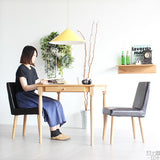 デスク シンプル | Joneチェア カバーリングタイプ ナチュラル脚 合皮生地