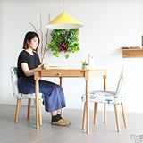 イス チェア 椅子 | Joneチェア カバーリングタイプ ナチュラル脚 イラスト生地