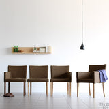 リビングチェア カフェ風インテリア 1人掛け | JOY Sサイズ 左肘タイプ NS-7 生地 ナチュラル脚