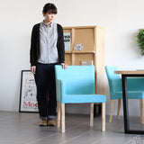 リビングチェア 北欧インテリア | JOY Sサイズ 右肘タイプ ソフィア生地 ナチュラル脚