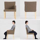 リビングチェア カフェ風インテリア 1人掛け | JOY Sサイズ 左肘タイプ NS-7 生地 ナチュラル脚