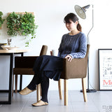 リビングチェア カフェ風インテリア 1人掛け | JOY Sサイズ 左肘タイプ NS-7 生地 ナチュラル脚