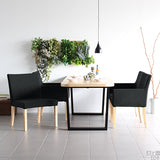 リビングチェア 1人掛け | JOY Mサイズ 肘なしタイプ NS-7生地 ナチュラル脚 1脚