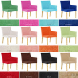 リビングチェア 1人掛け 食卓椅子 | JOY Mサイズ 左肘タイプ ソフィア生地 ナチュラル脚 1脚