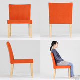 ダイニングチェア 1人掛け 食卓 | JOY Mサイズ 肘なしタイプ ソフィア生地 ナチュラル脚 1脚