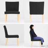 リビングチェア 1人掛け | JOY Mサイズ 肘なしタイプ NS-7生地 ナチュラル脚 1脚