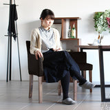 ダイニングチェア 食卓チェア 北欧風 | JOY Sサイズ 右肘タイプ 合皮生地 ブラウン脚