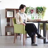 リビングチェア チェア 北欧インテリア | JOY Sサイズ 右肘タイプ ソフィア生地 ブラウン脚