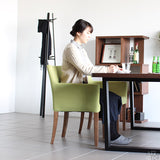 リビングチェア チェア 北欧インテリア | JOY Sサイズ 右肘タイプ ソフィア生地 ブラウン脚