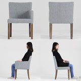 リビングチェア 北欧風 1人掛け | JOY Sサイズ 左肘タイプ NS-7 生地 ブラウン脚