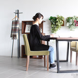 イス カフェ風 | JOY Sサイズ 肘なしタイプ ブラウン脚 モケット生地