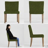 ダイニングチェア 北欧風 1人掛け | JOY Sサイズ 肘なしタイプ 合皮生地 ブラウン脚