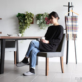 ダイニングチェア チェア おしゃれ | JOY Sサイズ 肘なしタイプ NS-7 生地 ブラウン脚