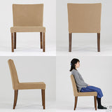 ダイニングチェア 1人掛け | JOY Mサイズ 肘なしタイプ ソフィア生地 ブラウン脚 1脚