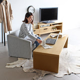 センターテーブル 天然木 ローテーブル | glande 1555CT