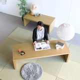 センターテーブル 天然木 ローテーブル | glande 1555CT