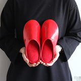 シンプル 日本製 ルームシューズ | ルームシューズ M エナメル