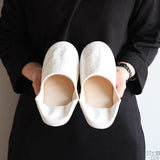 日本製 スリッポン バブーシュ | バブーシュ M クロコ エナメル