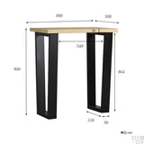 カウンターテーブル 日本製 キッチン | glandeカウンター W800×D500