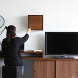 ウォールシェルフ 扉付き | WallBox7-DX A 単品S 木目