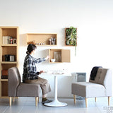 ウォールシェルフ 扉付き | WallBox7-DX A 単品S 木目