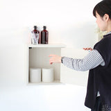 ウォールシェルフ 扉付き | WallBox7-DX A 単品S 木目