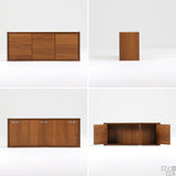 ウォールシェルフ 扉付き | WallBox7-DX B 単品M 木目