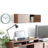 ウォールシェルフ 扉付き | WallBox7-DX B 単品M 木目