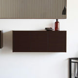 ウォールシェルフ 扉付き | WallBox7-DX B 単品M 木目