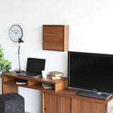 ウォールシェルフ 扉付き | WallBox7-DX D 単品M 木目