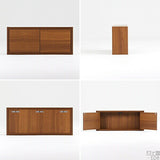 ウォールシェルフ 扉付き | WallBox7-DX E 単品S 木目