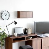 ウォールシェルフ 扉付き | WallBox7-DX E 単品S 木目