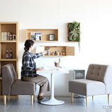 ウォールシェルフ 扉付き | WallBox7-DX E 単品S 木目