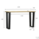 カウンターテーブル おしゃれ | glandeカウンター W1600×D500