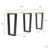 カウンター テーブル 机 | glandeカウンター W2400×D500