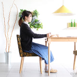 椅子 イス チェア | Joneチェア カバーリングタイプ ナチュラル脚 迷彩生地