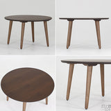 机 ウォールナット | glande-V 750×750丸LT