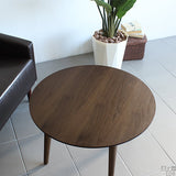 机 ウォールナット | glande-V 750×750丸LT