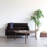 センターテーブル ウォールナット | glande-V 1150×1150三角LT