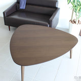 センターテーブル ウォールナット | glande-V 1150×1150三角LT