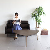 センターテーブル ウォールナット | glande-V 1150×1150三角LT