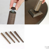 机 デスク カフェ風テーブル | glande-V 1500×600楕円LT