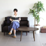 センターテーブル 木製 ウッドテーブル | glande-V 900×600楕円LT