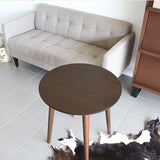 センターテーブル デスク カフェ風テーブル | glande-V 600×600丸HT