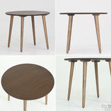 センターテーブル ウォールナット | glande-V 750×750丸HT