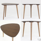 テーブル 木製 コーヒーテーブル | glande-V 750×750三角HT