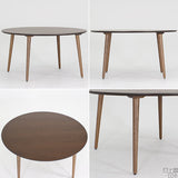 リビングテーブル 木製 ウッドテーブル | glande-V 1150×1150丸HT